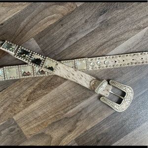 Western bling belt